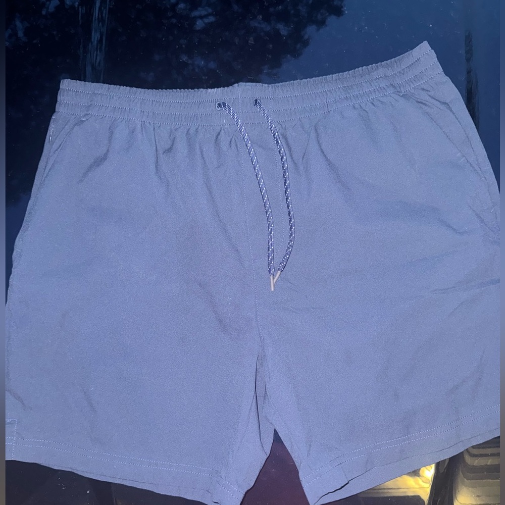 J-Crew Navy Swim Trunks